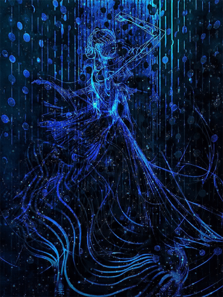 《星河 Star River》51cmx68cm- 数字艺术- 如蕤（中国）- 2023年.jpg
